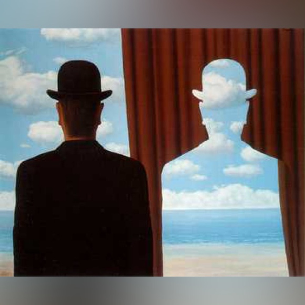 René Magritte’s “La Décalcomanie” in Mini Cross Stitch Art - Picture 4 of 4